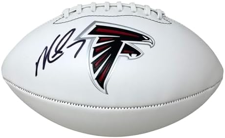 Michael Vick Signed Atlanta Logo Football BAS