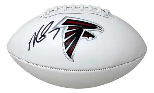 Michael Vick Signed Atlanta Logo Football BAS