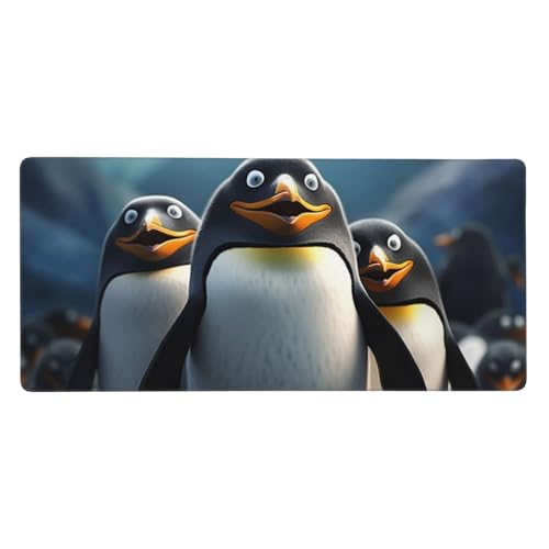 Tapis de souris long XXL de 40,6 x 90,2 cm avec bords cousus