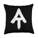 Appalachian AT Trail Marker Retro Retro Appalachian Logo Throw Pillow