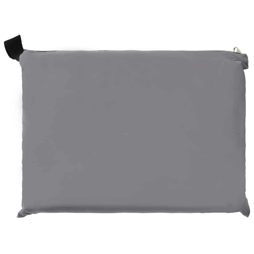 Outdoor-Tarp - Funda para mochila de camping (4 x 4 m, 6 estacas y 6 cuerdas), color gris