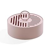 Figoday 蚊取り 線香皿 香取線香 直径15cm ケース 蚊取り線香入れ おしゃれ 渦巻香用 蚊取り トレー 蚊遣り 蚊よけ モダン インテリア 卓上 置物 (ピンク) [並行輸入品]