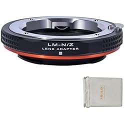 Lente Zeiss Nikon PHOLSY Adaptador Objetivos Montura Compatible con Objetivos Montura Leica M LM, Zeiss ZM, Voigtlander VM y Cuerpo Cámara Nikon Z para Nikon Z FC, Z30, Z9, Z8, Z6 II, Z7 II, Z6, Z7, Z5, Z50, LM-Z