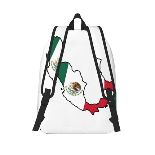 Mochila porta ordenador EdWal con estampado de mapa resistente al agua 3