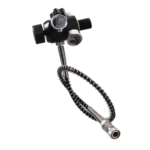 Válvulas profesionales de doble calibre para tanques de aire scuba 5