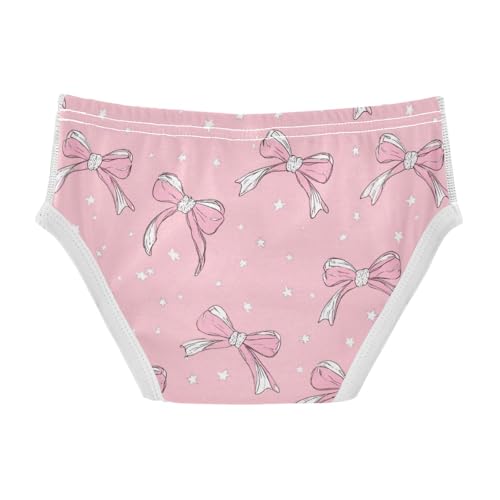 Wusikd Cute Pink Bows Ribbons (3) Boys' Underwear Cotton Boys Briefs Soft Toddler Underwear 2T2