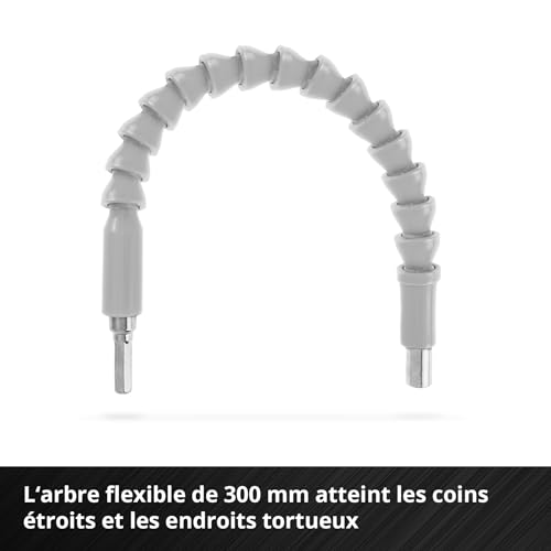 Jeu d'embouts 11 pièces 300 mm avec arbre flexible aimant et porte embout 14" E 6 3 - vue 4