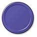 Purple Round Banquet Paper Plates - 24 Pcs