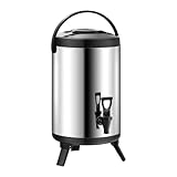 | Matériau robuste : Cette fontaine à boissons isolée est conçue en acier inoxydable de qualité alimentaire pour empêcher les odeurs liées à la chaleur et préserver la pureté des saveurs. Une solution fiable pour la restauration événementielle, idéale pour servir des boissons fraîches lors de festivals en plein air avec des résultats constants.