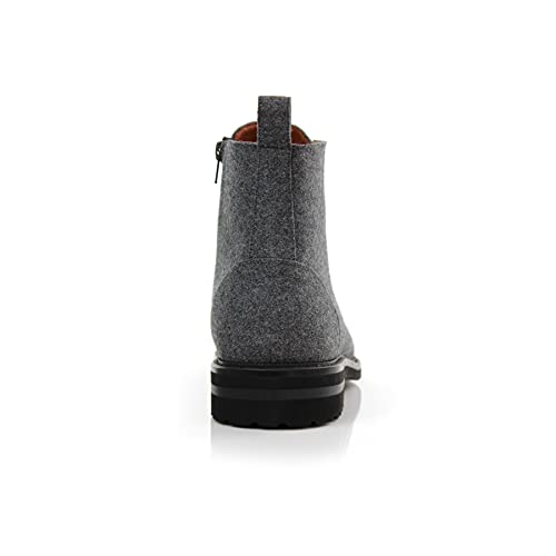 Image of Polar Fox Men's Ankle Dress Boots | Lace-up Casual Fashion Boot Collection | Cap Toe & Plain Toe Styles |