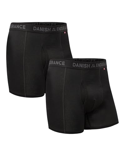 Bóxer de lana merino DANISH ENDURANCE calzoncillos de hombre para viajar y senderismo