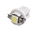 RBoand 10Pcs T5 B8 5D 5050 SMD White LED Dashboard Dash Lamp Instrument Light Bulbs Compatible With Many Kinds Of Cars