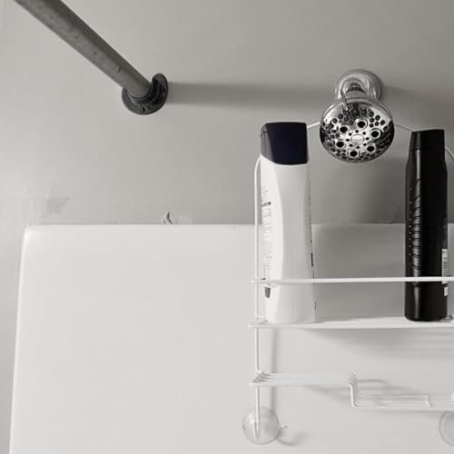 DIYCUT 4 Stück Rundrohr-Halterung 25mm, Kleiderstange Schrank, Edelstahl Stangenhalterung, Schrankzubehör, für Kleiderstange, Bügelstangenhalter, Gardinenstange, Wäscheständer – Schwarz