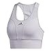 adidas W At BT, Reggiseno Sportivo Unisex-Adulto, Grigio, Rosa (griglo/Rossen), S