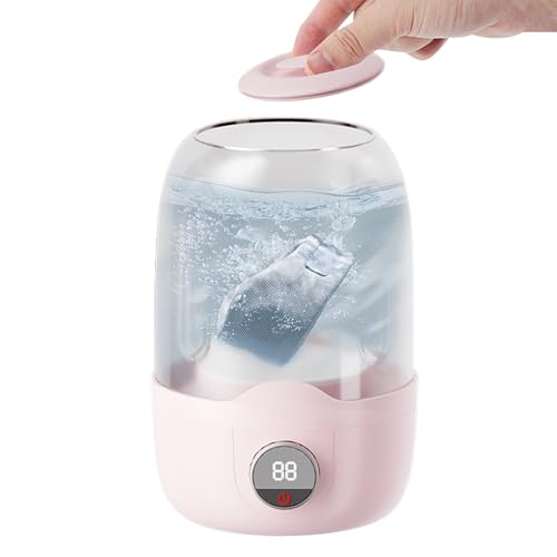 Lavadora de Viajes | Mini lavadora para lavar ropa interior y lavable - 2000mAh Battery Kompact Lavadora para ropa de bebé Calcetines Ropa Toallas