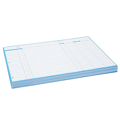 Loose Paper Refill Sheets For Accounting, Finances, And Bookkeeping (200 Pack) #TOP6