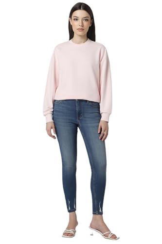 Image of Van Heusen Cotton Women Round Neck Sweatshirt