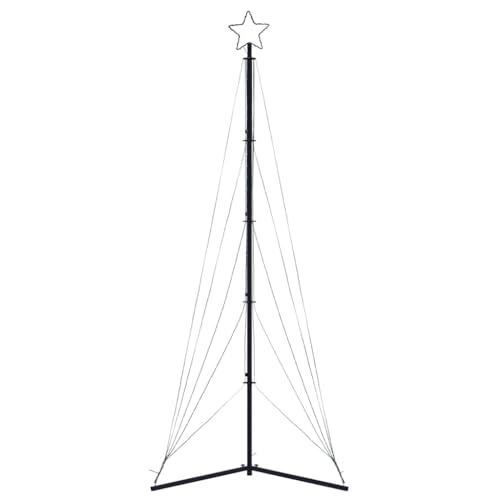 Sapin de Noël blanc froid 300cm avec support stable