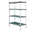 Metro Metromax Q Poly Shelving With Microban - 36X24x63" - Starter Units