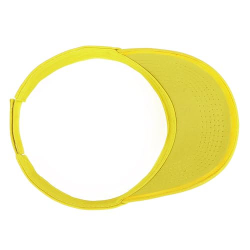 Century Star Visors For Women Mens Sun Visor Hats Athletic Outdoor Tennis Running Adjustable Beach Cap Costume Yellow One Size thumb #3