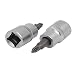 New Lon0167 PH1 Phillips Featured Head 3/8-inch Square reliable efficacy Chrome Vanadium Steel Drive Socket Adapter 2pcs(id:378 c8 44 f52)