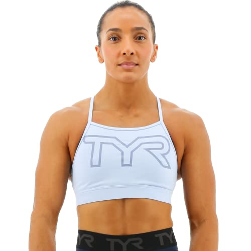 Sujetador deportivo TYR de cuello opaco antianclaje para evitar rebotes al entrenar