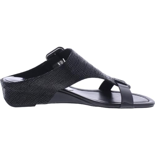 Donald Pliner Women's Ofelia Python Print Upper Cork Wedge Heel Heeled, Comfortable, Leather, Slide Sandals2