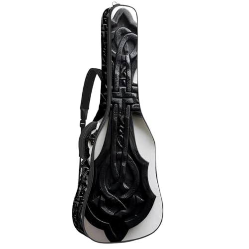 Housse de guitare acoustique 104,3 cm avec double bandoulière pour musiciens nomades