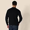 Amazon Essentials Men's Relaxed-Fit Collared Cardigan Sweater, Black, Large #1