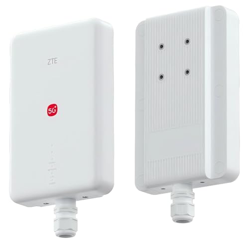 Router exterior 5G ZTE MC889 Ultra para internet rural estable en streaming y teletrabajo