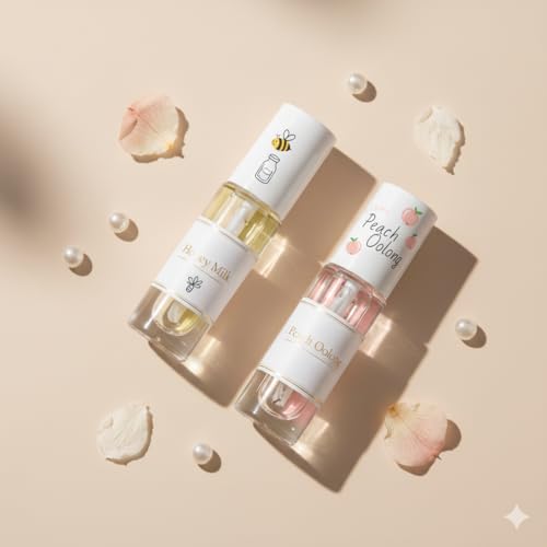 Image of Honey Milk and Peach Oolong Peach Oolong Lip Therapy Oil - Nourish, Repair & Glow (pack of 2) (10 ml, Pink)