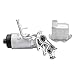 Engine Oil Cooler Filter Housing Adapter Set with Gasket, Insert, Cap for 2011-2021 Cruze Trax Encore 1.4L Turbo, OE# 55566784, 55565388