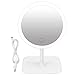 Produktbild Vergrößerungs-Schminkspiegel LED-Schminkspiegel Reise Vergrößerungsspiegel Schminkspiegel mit Lichtern für Zuhause für Hotel für Reisen(Pearl White)