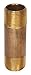3/4" x 1-1/2" MNPT Threaded Red Brass Pipe Nipple