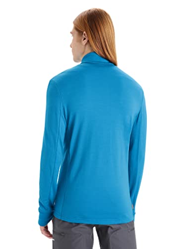 Image of Icebreaker Merino Men's Quantum Iii Long Sleeve Wool Athletic Full Zip Sweater