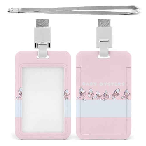 不思議の国のアリス ヤングオイスター IDカードホルダー 縦型 社員証 カードケース ネームホルダー 名札ホルダー カードケース メンズ ネックストラップ 吊り下げ パスケース カード入れ 名札ケース 通勤 通学 男女兼用 定期入れ 名刺入れ