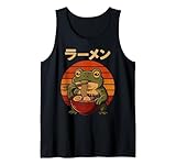 Photo Gallery anime rana ramen tagliatelle giapponese divertente grafica retrò anni 90 canotta Photo Gallery anime rana ramen tagliatelle giapponese divertente grafica retrò anni 90 canotta