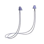 Flare Calmer Secure | Ear Plugs Alternative | Daily Noise Relief | Sound Sensitivity | Stress Relief | No Muffling | Improve Wellbeing | Comfy, Reusable, Soft Silicone Earplugs | Original Purple