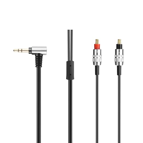 Earmax 4.4mm 3.5mm 2.5mm to A2DC 6N OCC Balanced Cable 4.9ft Compatible with ATH-MSR7B SR9 BT ES750 ES770H ESW950 ESW990H ADX5000 WP900 AP2000Ti AWAS AWKT L5000 Earphones