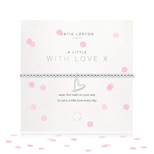 Katie Loxton a Little with Love X Womens Stretch Adjustable Band Fashion Charm Bracelet