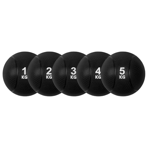 VirtuFit Medicball Pro Ballon médical en caoutchouc Noir 3 kg – Image 5
