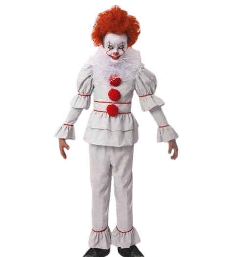Juguetutto - Disfraz Payaso Asesino It niño - Halloween (5-6 años)