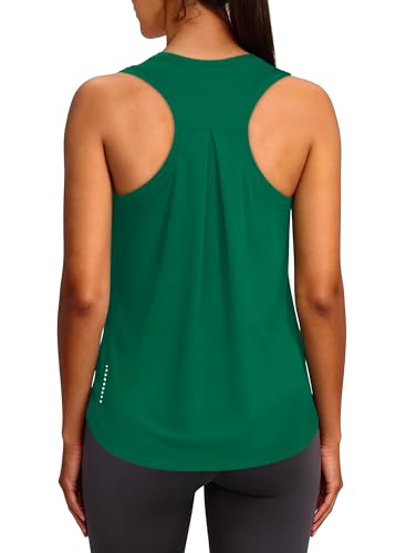 Image of XIEERDUO Tank Top for Women Racerback Sleeveless Workout Tops Loose Fit Yoga Running Gym Shirts for Women