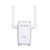 Decdeal 300Mbps WiFi Range Extender Multi-Function Mini Wireless-N Signal Amplifier Booster AP/Router/Repeater with 802.11n/g/b WPS-2.4GHz