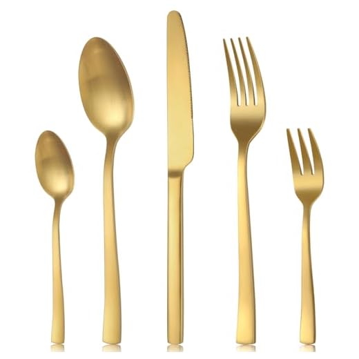 Pleafind cuberteria, 30 piezas juego de cubiertos, cuberterias completas 6 personas, cubiertos acero inoxidable, cubiertos dorados, cubertería, set cubiertos, apto para lavavajillas