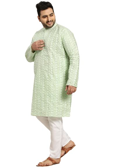 Image of SOJANYA (Since 1958, Men's Silk Blend Grey Kurta Pyjama & Silk Blend Jacket Combo
