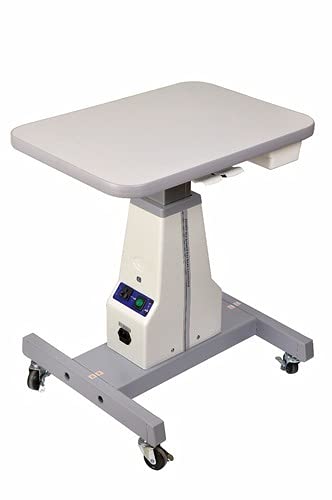 A. G. Enterprises Motorized Table for Auto Refractometer, Slit Lamp, Synoptophore, Keratometer, Lensometer, White