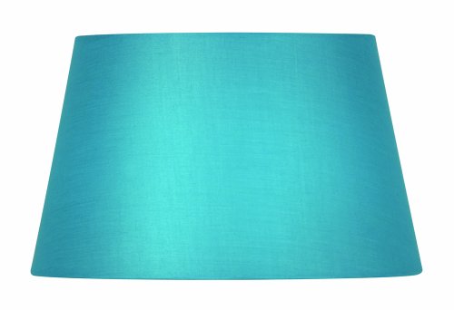 Preisvergleich Produktbild Oaks Lighting Lampenschirm aus Baumwolle, zylindrisch, 30,5 cm, blau