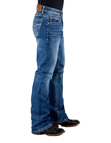 Tin Haul Western Jeans Mens 1661 Jagger Blue 10-004-1661-7001 BU2
