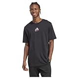 adidas Uomo Memories of Sport Gallery Graphic T-Shirt, Black, XL